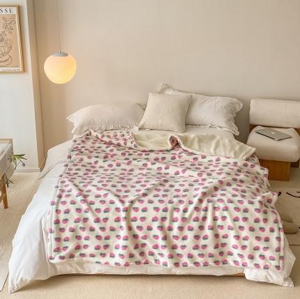 91家纺网 家纺一手货源 找家纺 （总）萝莉 2021新款立体羊毛绒双层毯