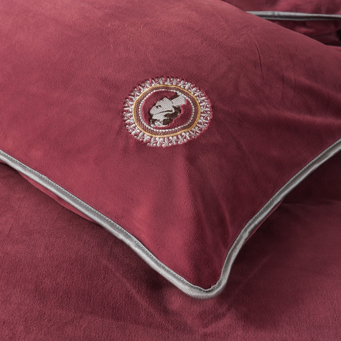 91家纺网 家纺一手货源 找家纺 （总）迷仙巢 2021新款牛奶绒系列四件套典雅