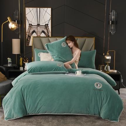 91家纺网 家纺一手货源 找家纺 （总）迷仙巢 2021新款婴儿绒系列四件套倾城