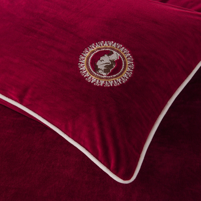 91家纺网 家纺一手货源 找家纺 （总）迷仙巢 2021新款婴儿绒系列四件套倾城