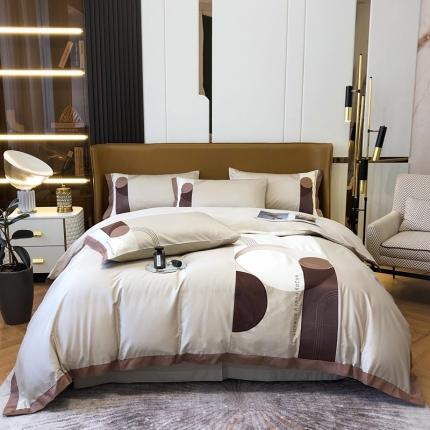 91家纺网 家纺一手货源 找家纺 （总）馨蕊 2021秋冬新品100支澳棉四件套高定系列 简希