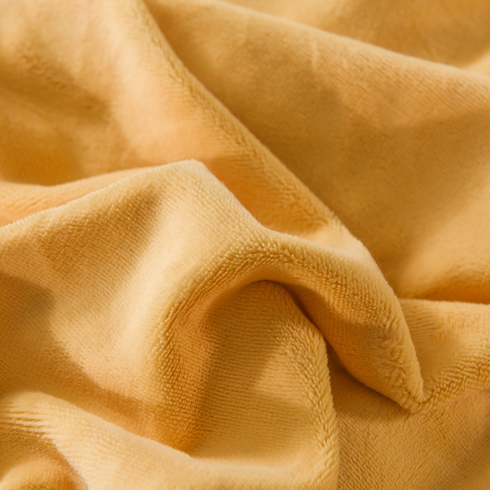 91家纺网 家纺一手货源 找家纺 迷仙巢 2021新款牛奶绒系列四件套典雅 典雅-鹅蛋黄