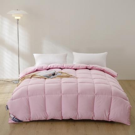 壹张床 2025新款亲肤羽丝绒冬被 粉色