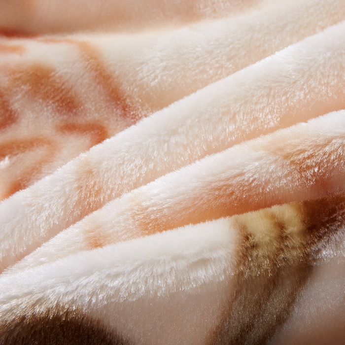 91家纺网 家纺一手货源 找家纺 宜派家纺 2021新款双层加厚拉舍尔毛毯 278粉