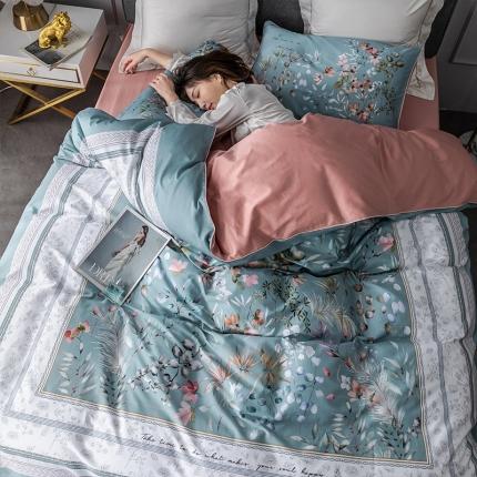 91家纺网 家纺一手货源 找家纺 （总）朵希曼2023新款60S数码长绒棉套件