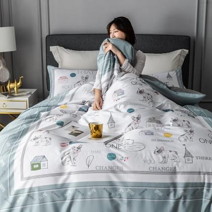 91家纺网 家纺一手货源 找家纺 （总）朵希曼2023新款60S数码长绒棉套件