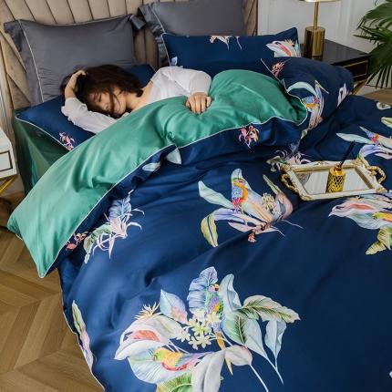 91家纺网 家纺一手货源 找家纺 （总）朵希曼2023新款60S数码长绒棉套件