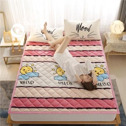 91家纺网 家纺一手货源 找家纺 （总）东宇床垫 2022新款加厚牛奶绒床垫