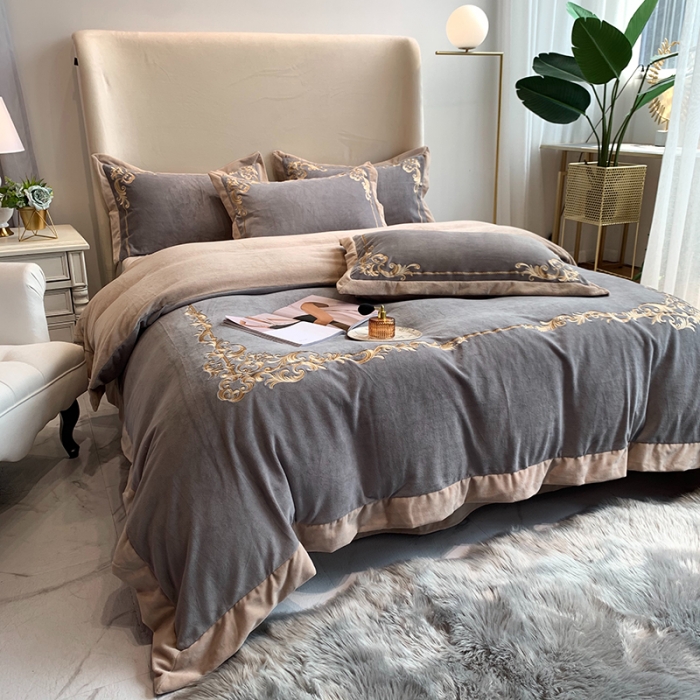 91家纺网 家纺一手货源 找家纺 （总）馨蕊2021秋冬轻奢煦暖绒 巴比伦系列