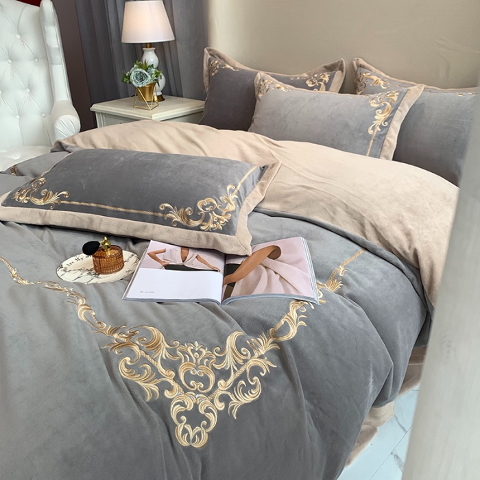 91家纺网 家纺一手货源 找家纺 （总）馨蕊2021秋冬轻奢煦暖绒 巴比伦系列