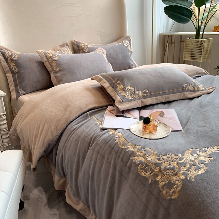 91家纺网 家纺一手货源 找家纺 （总）馨蕊2021秋冬轻奢煦暖绒 巴比伦系列