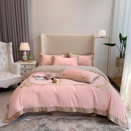 馨蕊2021秋冬轻奢煦暖绒 巴比伦系列 巴比伦-初夏粉