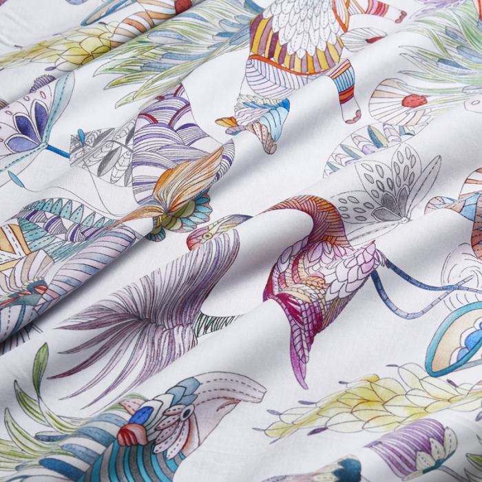 91家纺网 家纺一手货源 找家纺 朵希曼2023新款60S数码长绒棉套件 爱丽丝