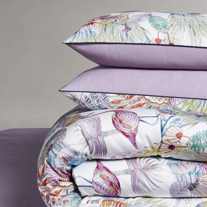 91家纺网 家纺一手货源 找家纺 朵希曼2023新款60S数码长绒棉套件 爱丽丝