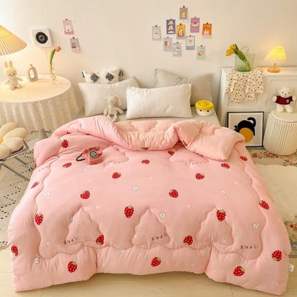 91家纺网 家纺一手货源 找家纺 （总）寐居 2021水洗棉印花冬被