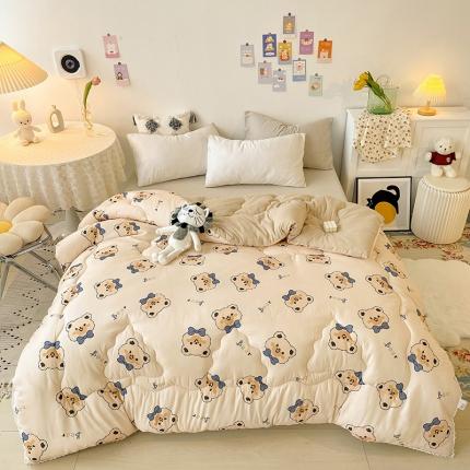 91家纺网 家纺一手货源 找家纺 （总）寐居 2021水洗棉印花冬被