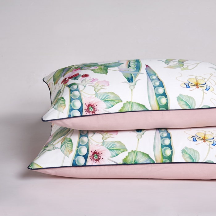 91家纺网 家纺一手货源 找家纺 朵希曼2023新款60S数码长绒棉套件 花香漫醒