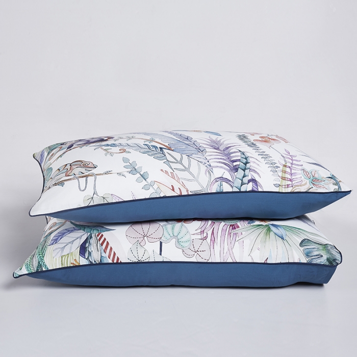 91家纺网 家纺一手货源 找家纺 朵希曼2023新款60S数码长绒棉套件 花颜岁月