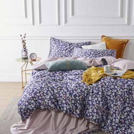 朵希曼2023新款60S数码长绒棉套件 花意