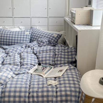 91家纺网 家纺一手货源 找家纺 （总）寐居 2021水洗色织全棉四件套