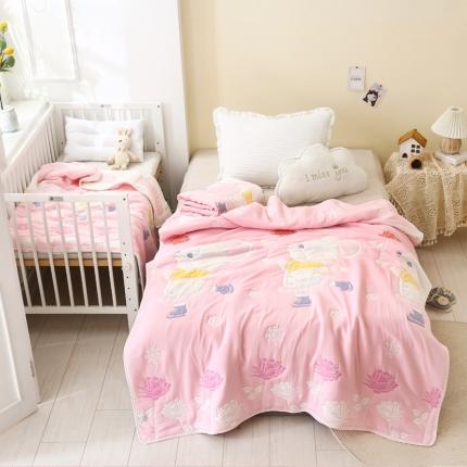 91家纺网 家纺一手货源 找家纺 （总）朴尔 2020年新款全棉十层纱布加厚儿童盖被毛巾被