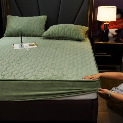 91家纺网 家纺一手货源 找家纺 （总）仟网汇 2021新款加厚牛奶绒床笠