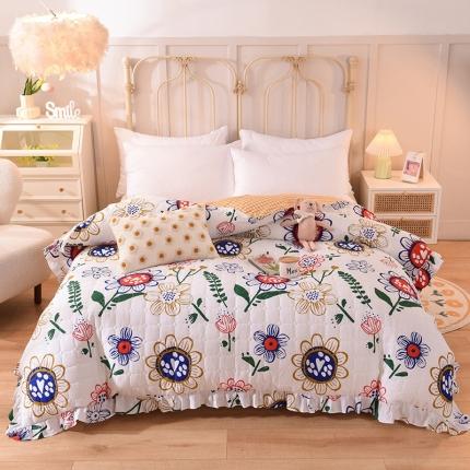 91家纺网 家纺一手货源 找家纺 （总）甜之梦 2025新款全棉印花夹棉抗菌被套可定制任何尺寸