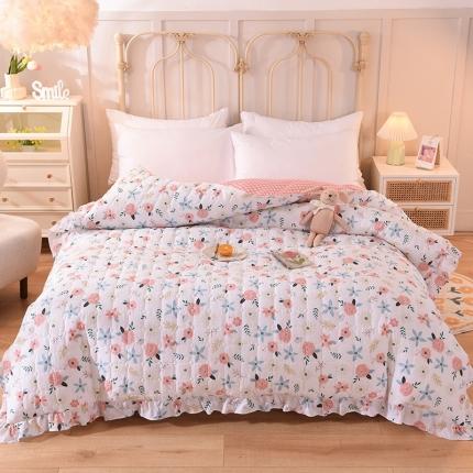 91家纺网 家纺一手货源 找家纺 （总）甜之梦 2025新款全棉印花夹棉抗菌被套可定制任何尺寸