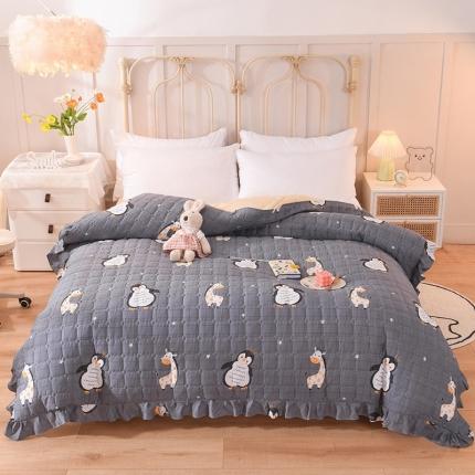 91家纺网 家纺一手货源 找家纺 （总）甜之梦 2025新款全棉印花夹棉抗菌被套可定制任何尺寸