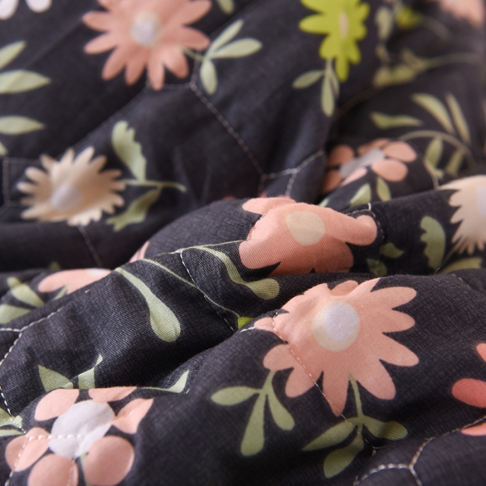 91家纺网 家纺一手货源 找家纺 甜之梦 2025新款全棉印花夹棉抗菌被套 沁园春