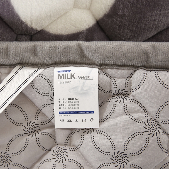 91家纺网 家纺一手货源 找家纺 东宇床垫 2022新款加厚牛奶绒床垫 晚安