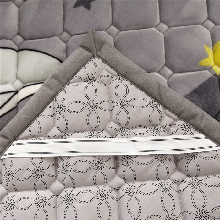 91家纺网 家纺一手货源 找家纺 东宇床垫 2022新款加厚牛奶绒床垫 小海豚