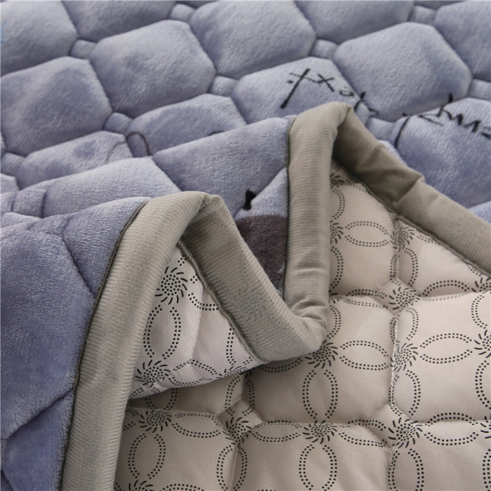 91家纺网 家纺一手货源 找家纺 东宇床垫 2022新款加厚牛奶绒床垫 心有所鼠