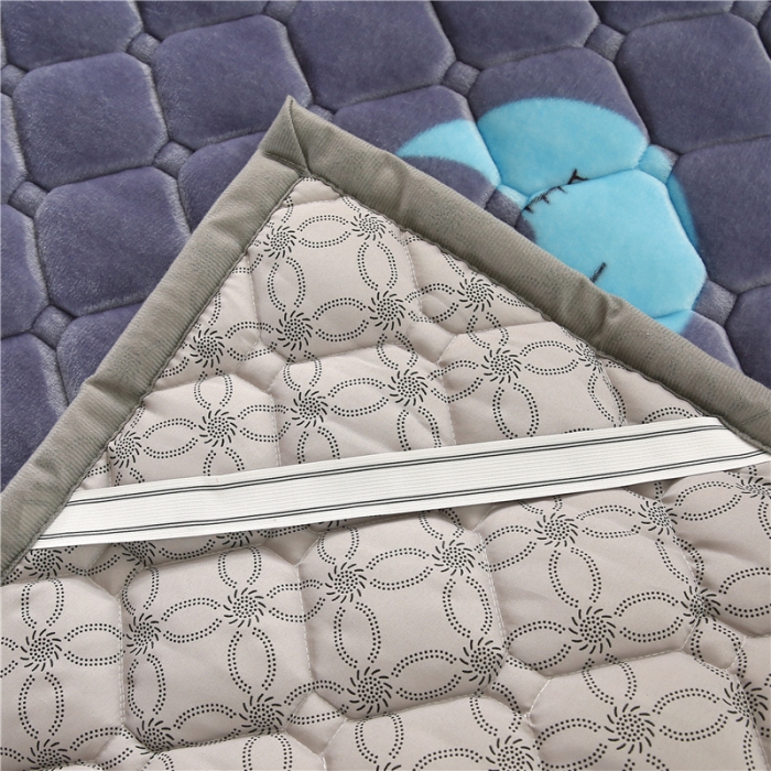 91家纺网 家纺一手货源 找家纺 东宇床垫 2022新款加厚牛奶绒床垫 星球