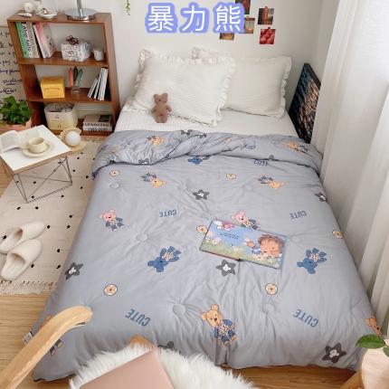 91家纺网 家纺一手货源 找家纺 （总）星期八 2021新款大豆针织春秋被冬被