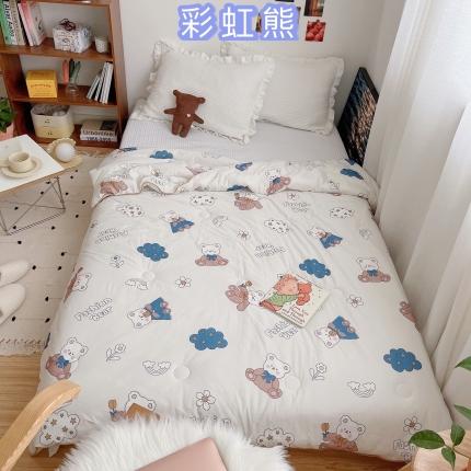 91家纺网 家纺一手货源 找家纺 （总）星期八 2021新款大豆针织春秋被冬被