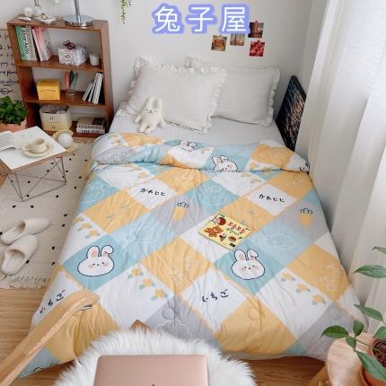 91家纺网 家纺一手货源 找家纺 （总）星期八 2021新款大豆针织春秋被冬被