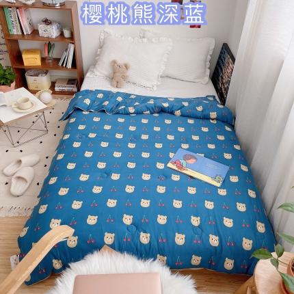 91家纺网 家纺一手货源 找家纺 （总）星期八 2021新款大豆针织春秋被冬被