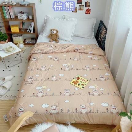 91家纺网 家纺一手货源 找家纺 （总）星期八 2021新款大豆针织春秋被冬被