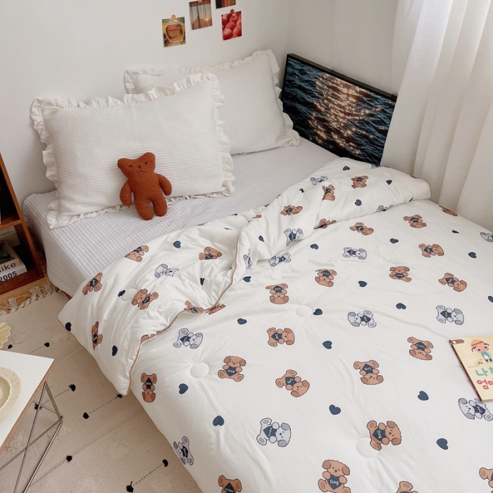 91家纺网 家纺一手货源 找家纺 （总）星期八 2021新款大豆针织春秋被冬被