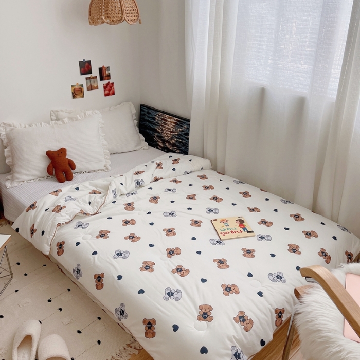 91家纺网 家纺一手货源 找家纺 （总）星期八 2021新款大豆针织春秋被冬被