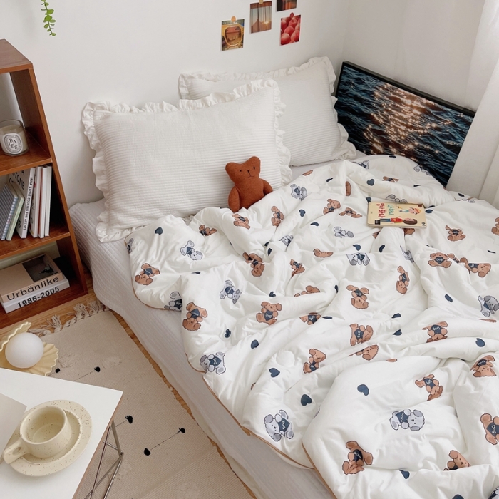 91家纺网 家纺一手货源 找家纺 （总）星期八 2021新款大豆针织春秋被冬被