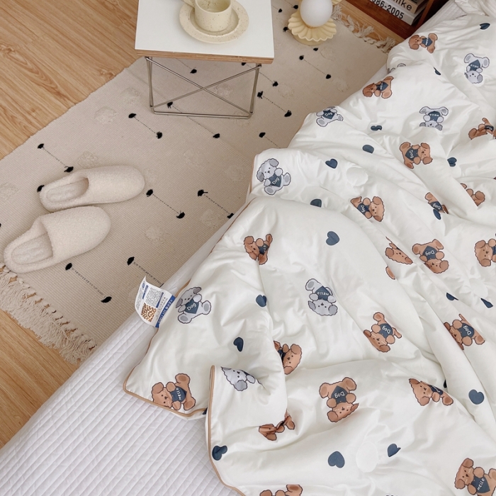 91家纺网 家纺一手货源 找家纺 （总）星期八 2021新款大豆针织春秋被冬被