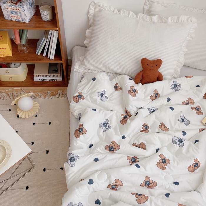 91家纺网 家纺一手货源 找家纺 （总）星期八 2021新款大豆针织春秋被冬被