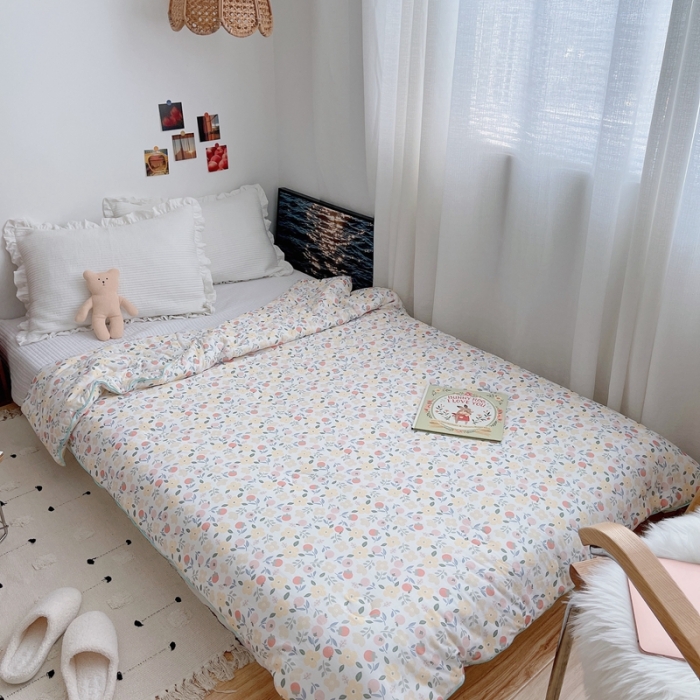 91家纺网 家纺一手货源 找家纺 星期八 2021新款大豆针织春秋被冬被果实