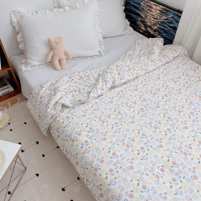 91家纺网 家纺一手货源 找家纺 星期八 2021新款大豆针织春秋被冬被果实