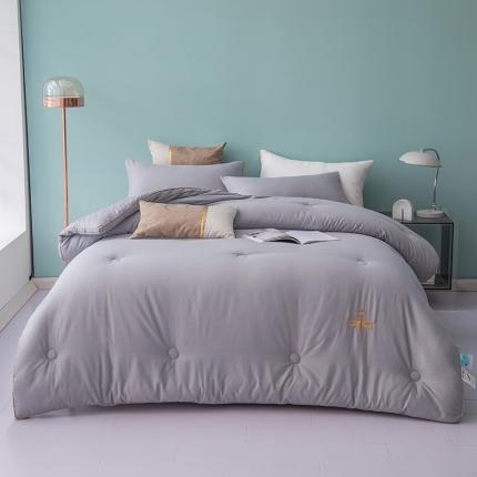 91家纺网 家纺一手货源 找家纺 （总）头等舱 全棉A类提花大豆抗菌防螨秋冬被（简约）