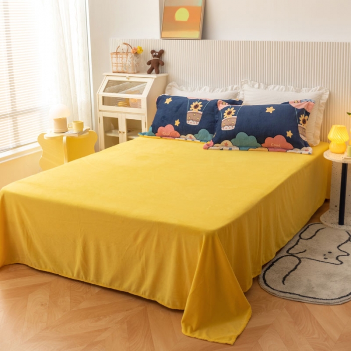 91家纺网 家纺一手货源 找家纺 梦家居 2021新品牛奶绒印花四件套 天空之旅