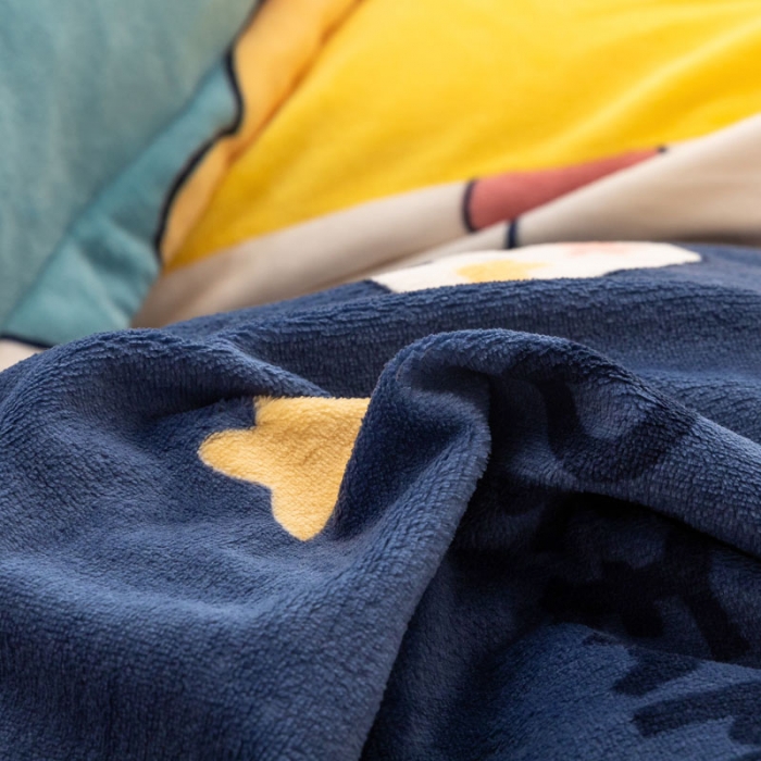 91家纺网 家纺一手货源 找家纺 梦家居 2021新品牛奶绒印花四件套 天空之旅