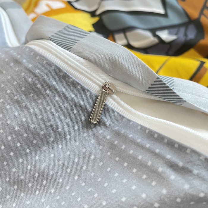 91家纺网 家纺一手货源 找家纺 金爱家 2021新款13372大版全棉卡通四件套变形大黄蜂